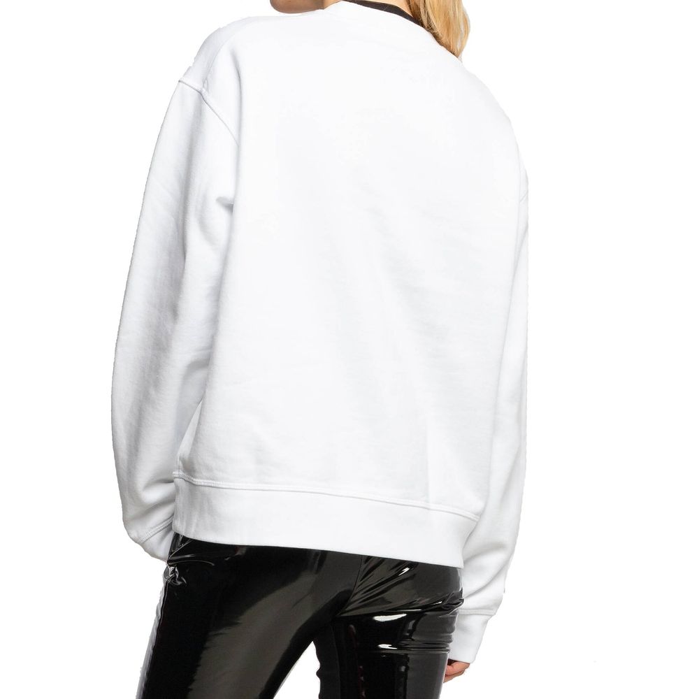 Dsquared² White Cotton Sweatshirt - BrandFit 88