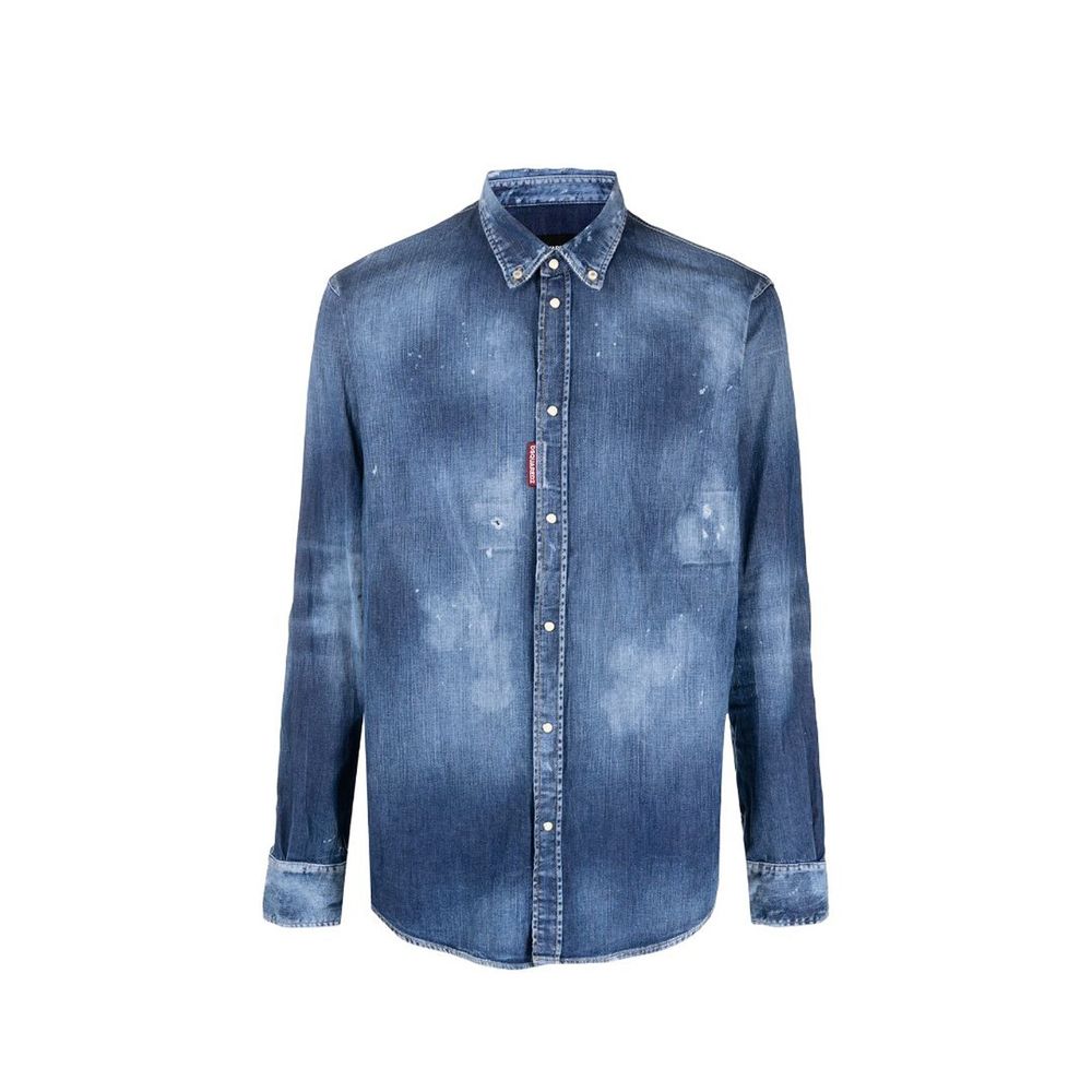 Dsquared² Blue Denim Shirt - BrandFit 88