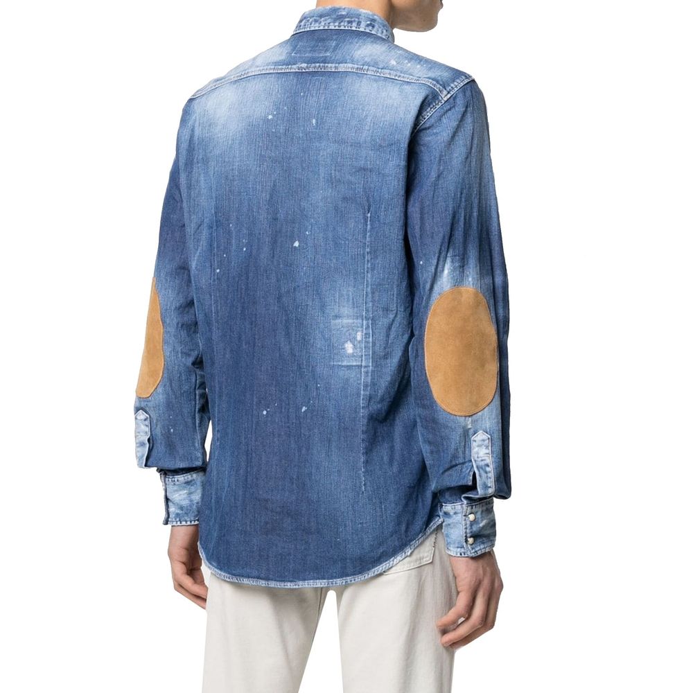 Dsquared² Blue Denim Shirt - BrandFit 88