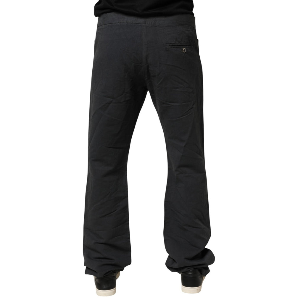 Just Cavalli Black Straight Fit Mid Waist Denim Trouser Jeans - BrandFit 88