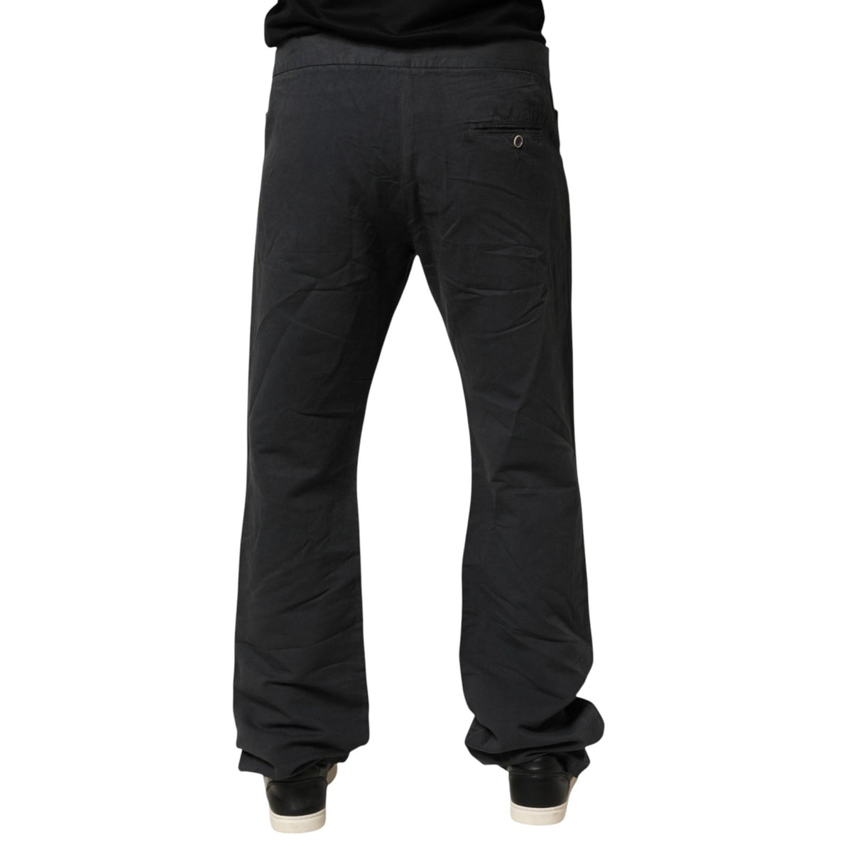 Just Cavalli Black Straight Fit Mid Waist Denim Trouser Jeans - BrandFit 88