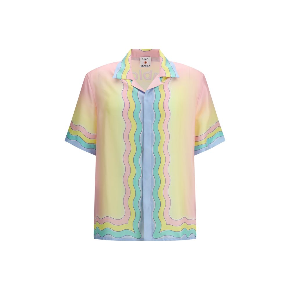 Casablanca Multicolor Silk Pattern Shirt