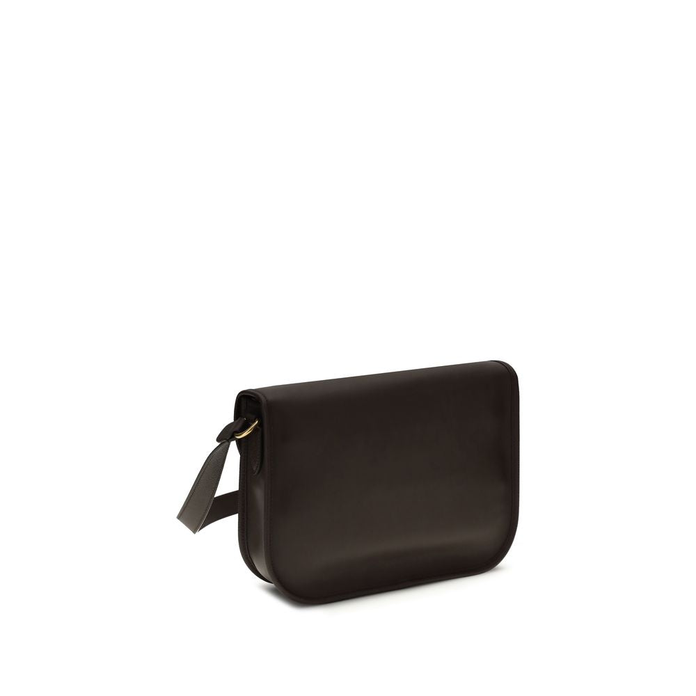 Valentino Garavani Brown Calf Leather Bos Taurus Shoulder Bag - BrandFit 88