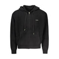 Guess Jeans Black Organic Cotton Men's Cardigan