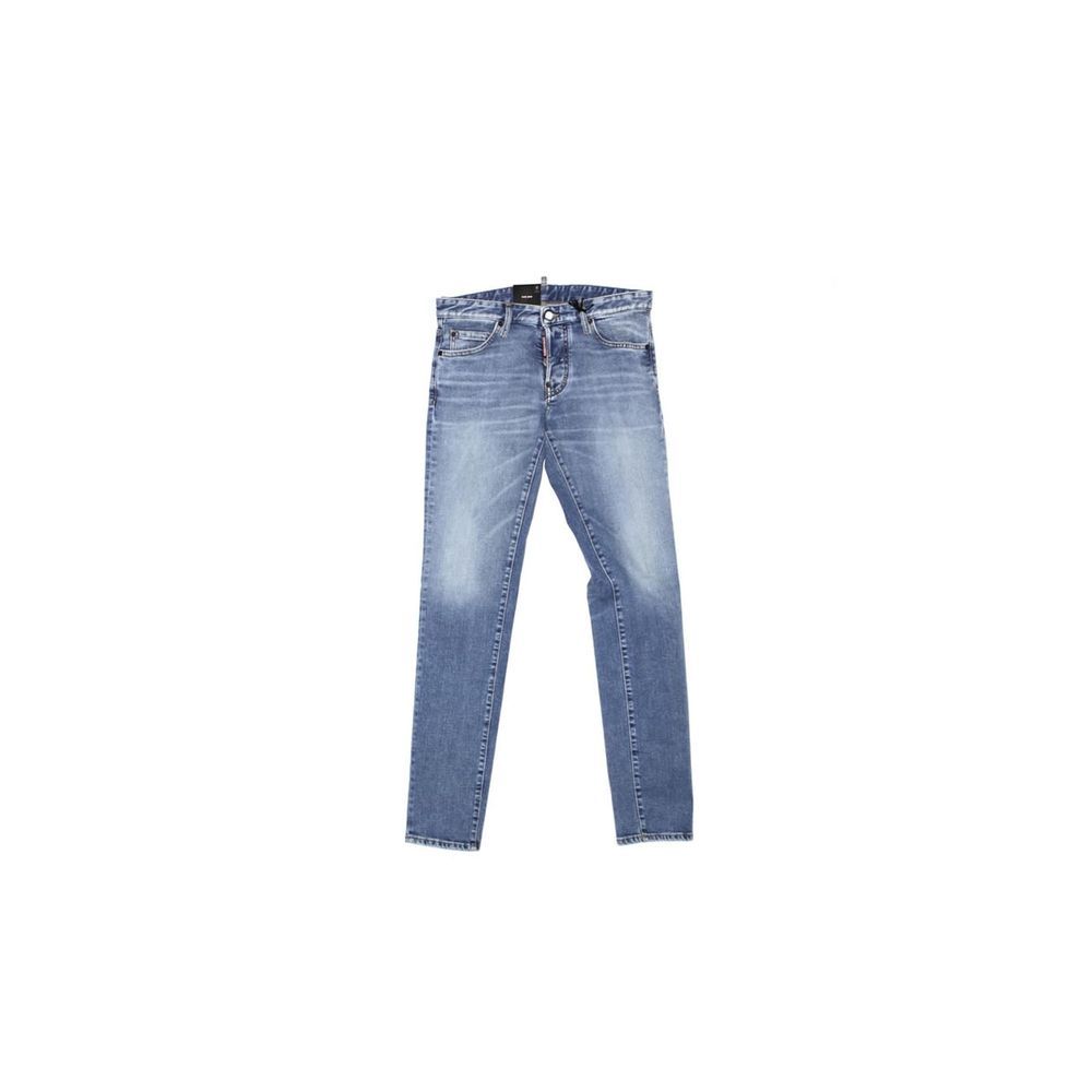 Dsquared² Blue Cotton Skinny Jeans