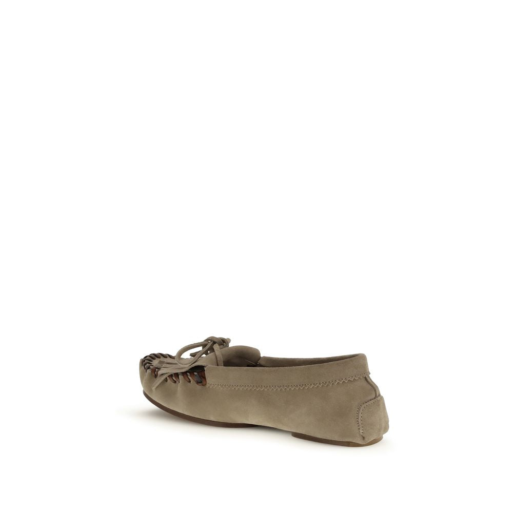 Paris Texas Gray Calf Leather Bos Taurus Moccassin - BrandFit 88