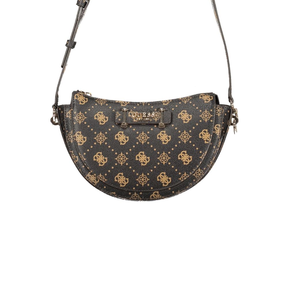 Guess Jeans Marrone Poliuretano Women Handbag