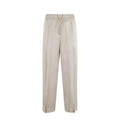 Herno Beige Acetate Casual Pants