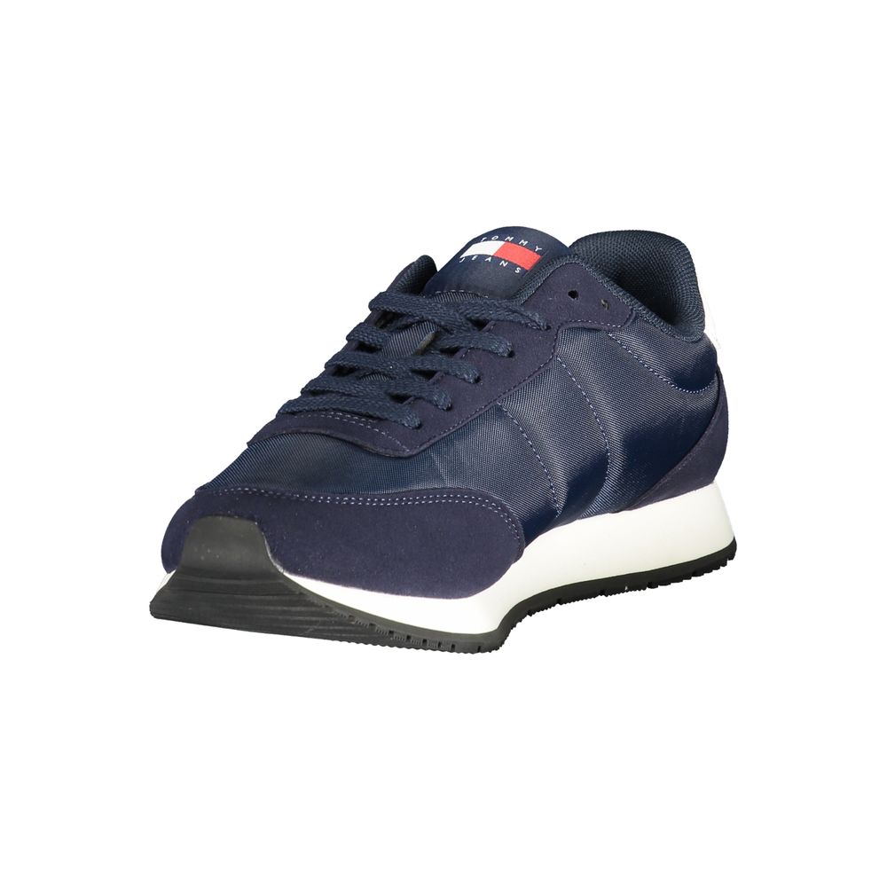 Tommy Hilfiger Blue Polyurethane Men Sneaker