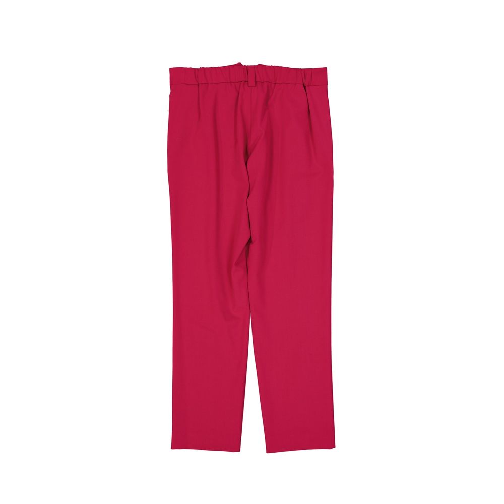 Herno Red Elastane Casual Pants