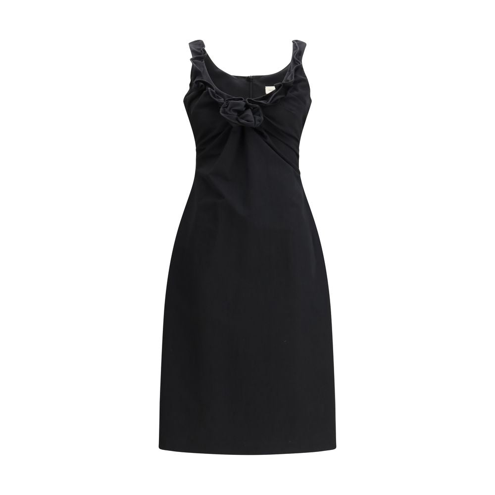 Magda Butrym Black Cotton Casual Dress