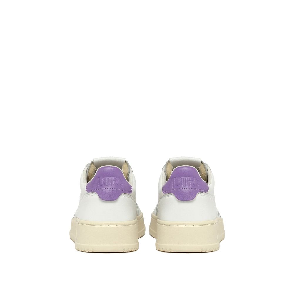 Autry White Leather Low Top Sneakers