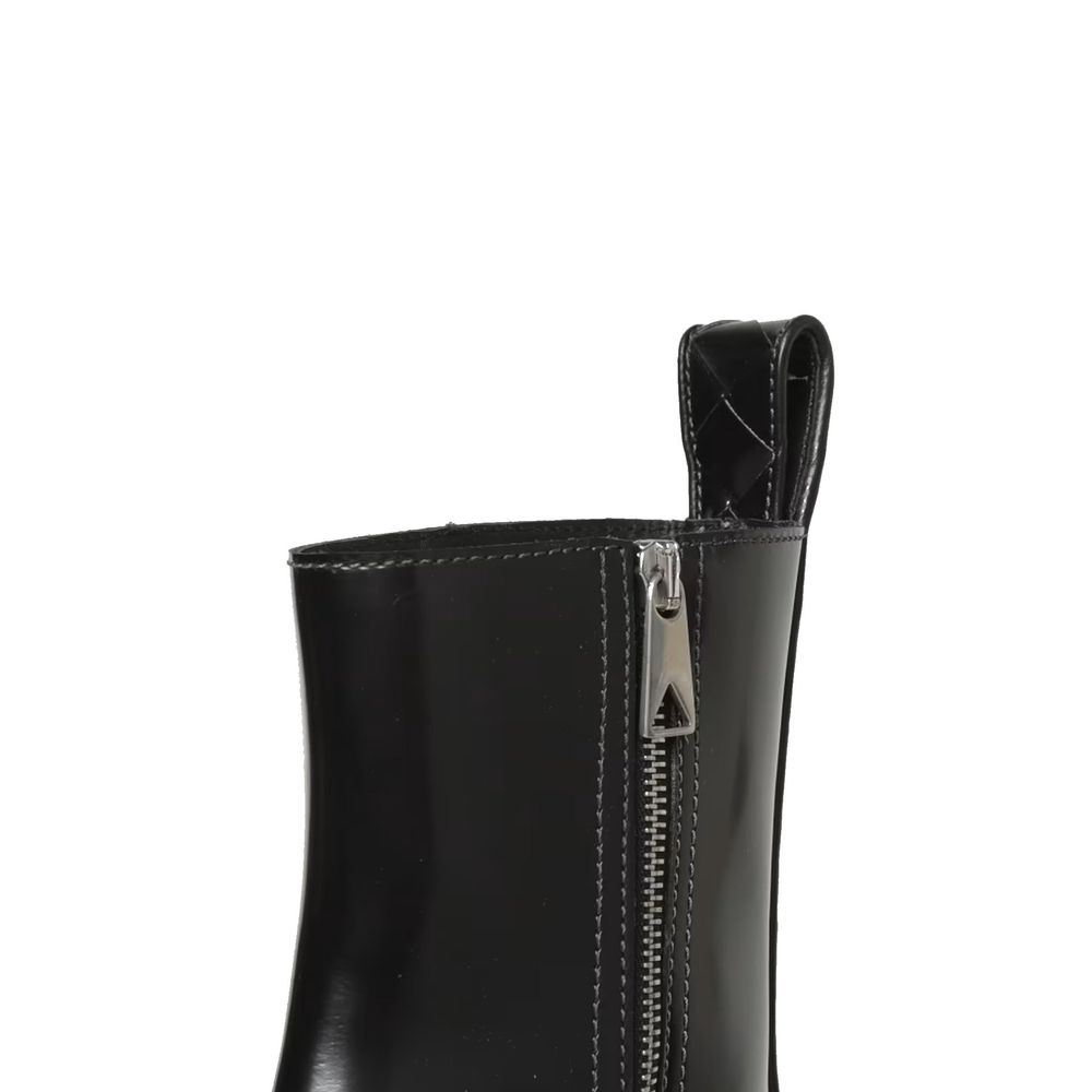 Bottega Veneta Black Calfskin Chelsea Boots