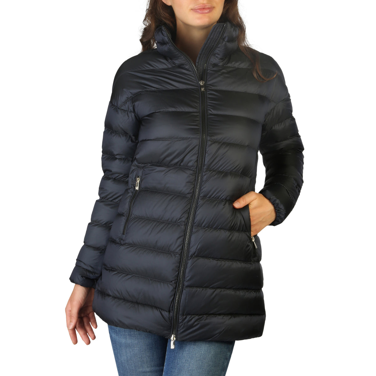 Ciesse Outdoor Blue Polyamide Full-Length Jacket