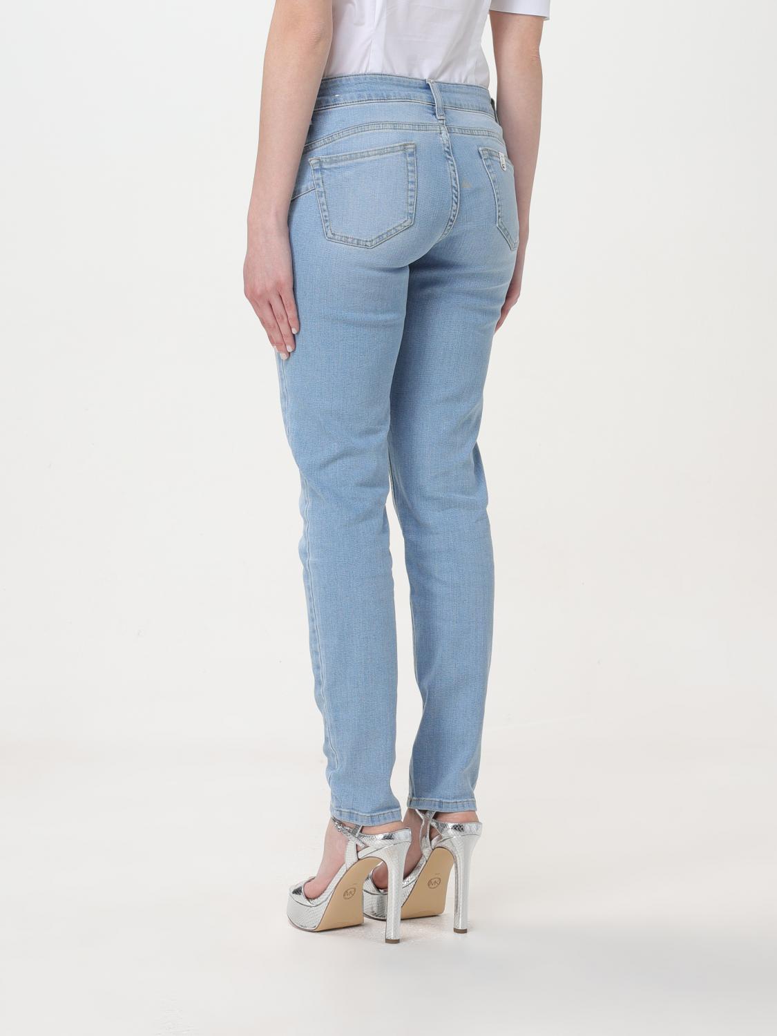 Liu Jo Blue Cotton Straight-Leg Jeans