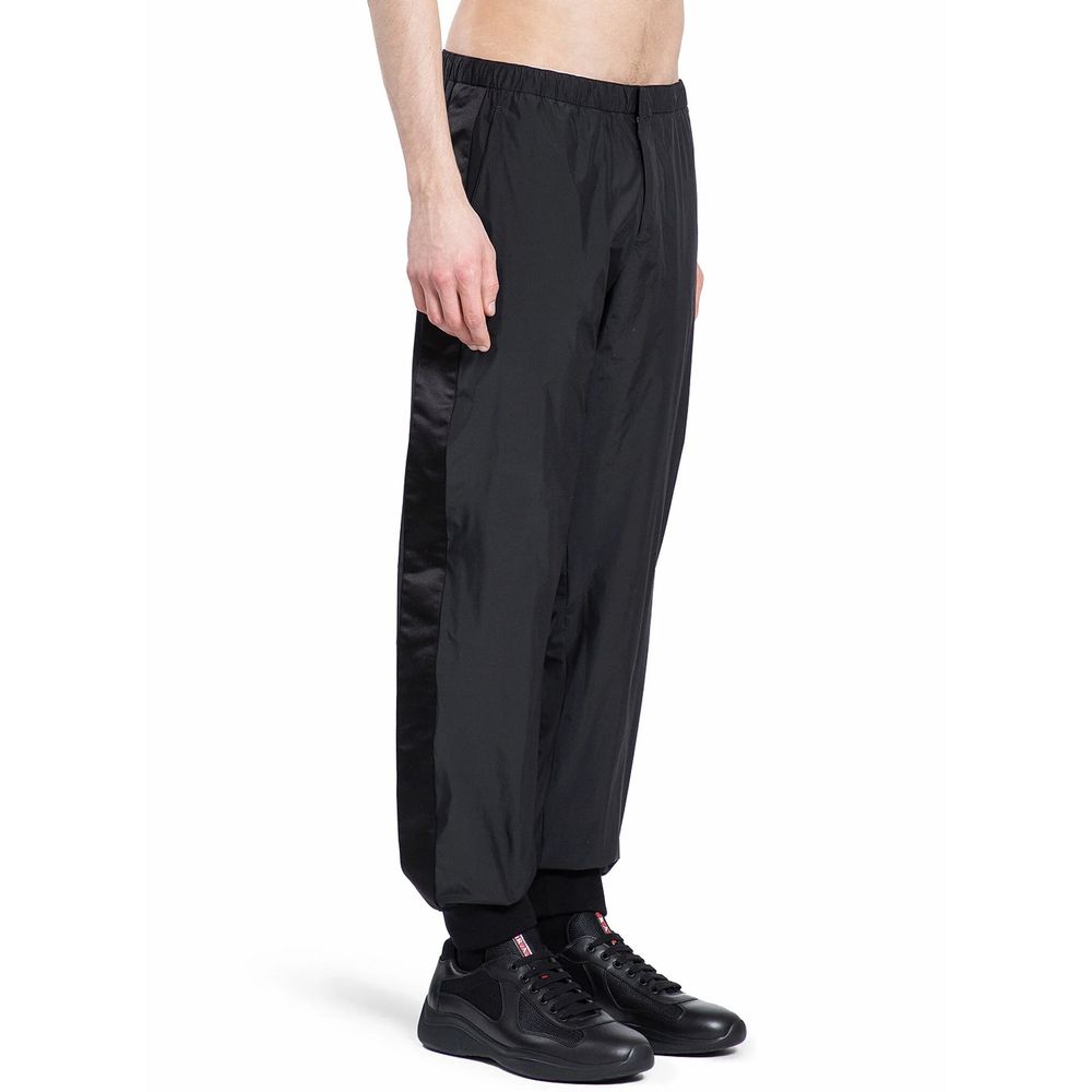 Prada Black Nylon Joggers (Workout Pants)