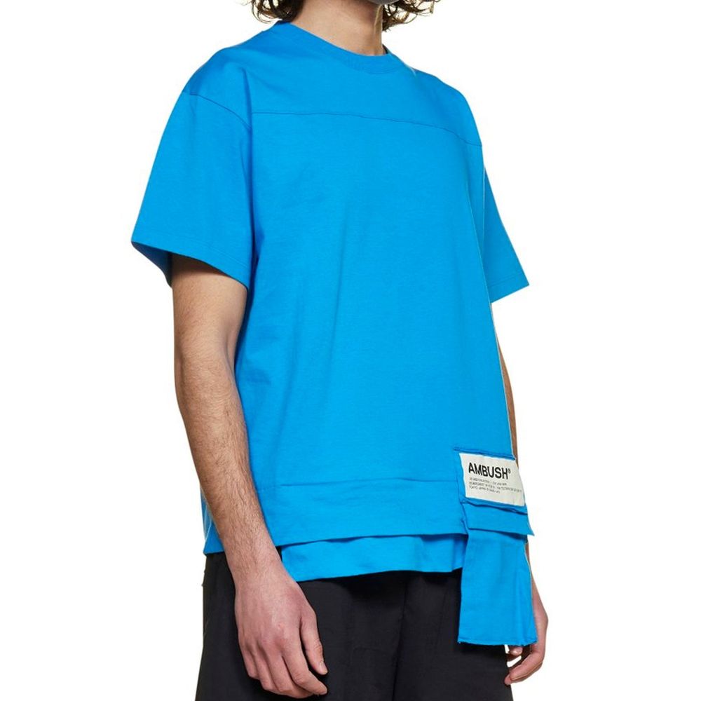 Ambush Blue Cotton T-Shirt - BrandFit 88