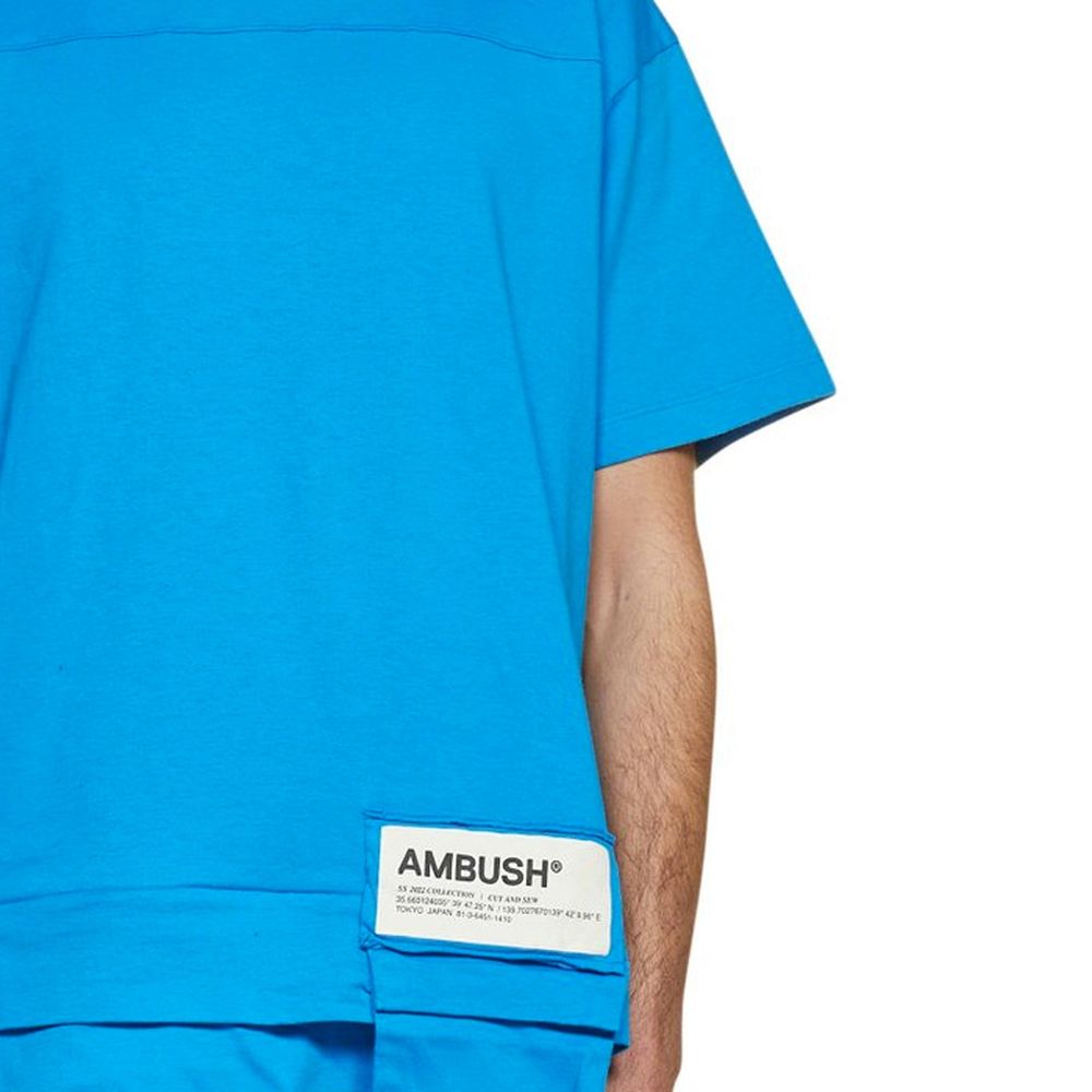 Ambush Blue Cotton T-Shirt - BrandFit 88