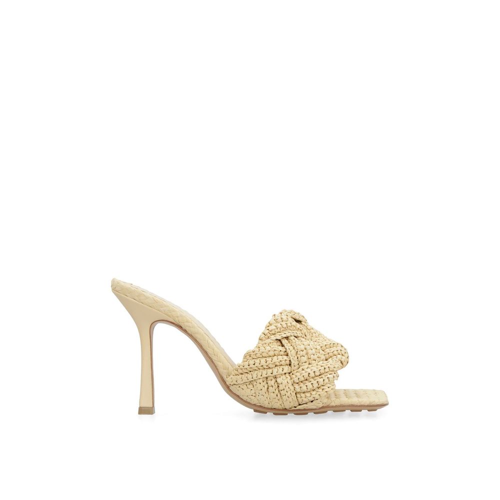 Bottega Veneta Beige Raffia Mules - BrandFit 88