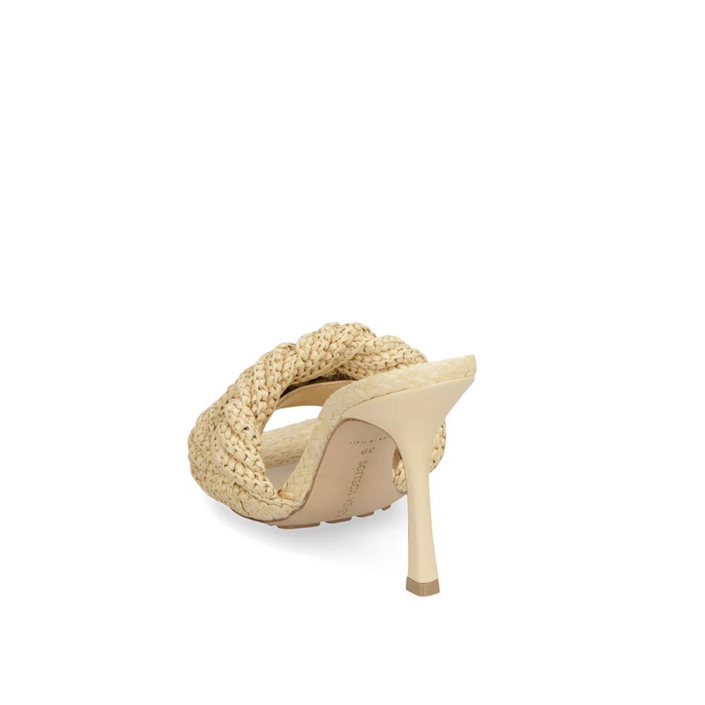 Bottega Veneta Beige Raffia Mules - BrandFit 88