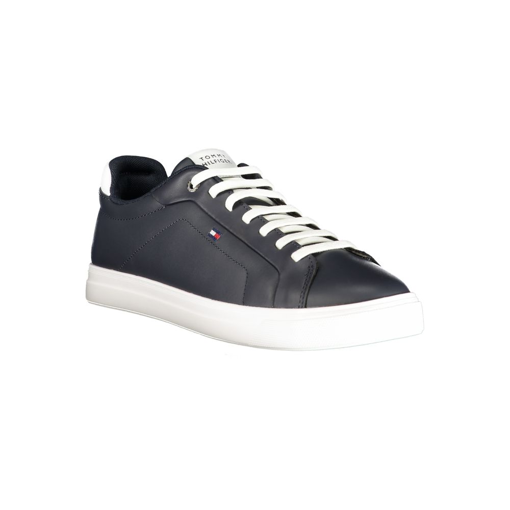 Tommy Hilfiger Blue Polyurethane Men Sneaker