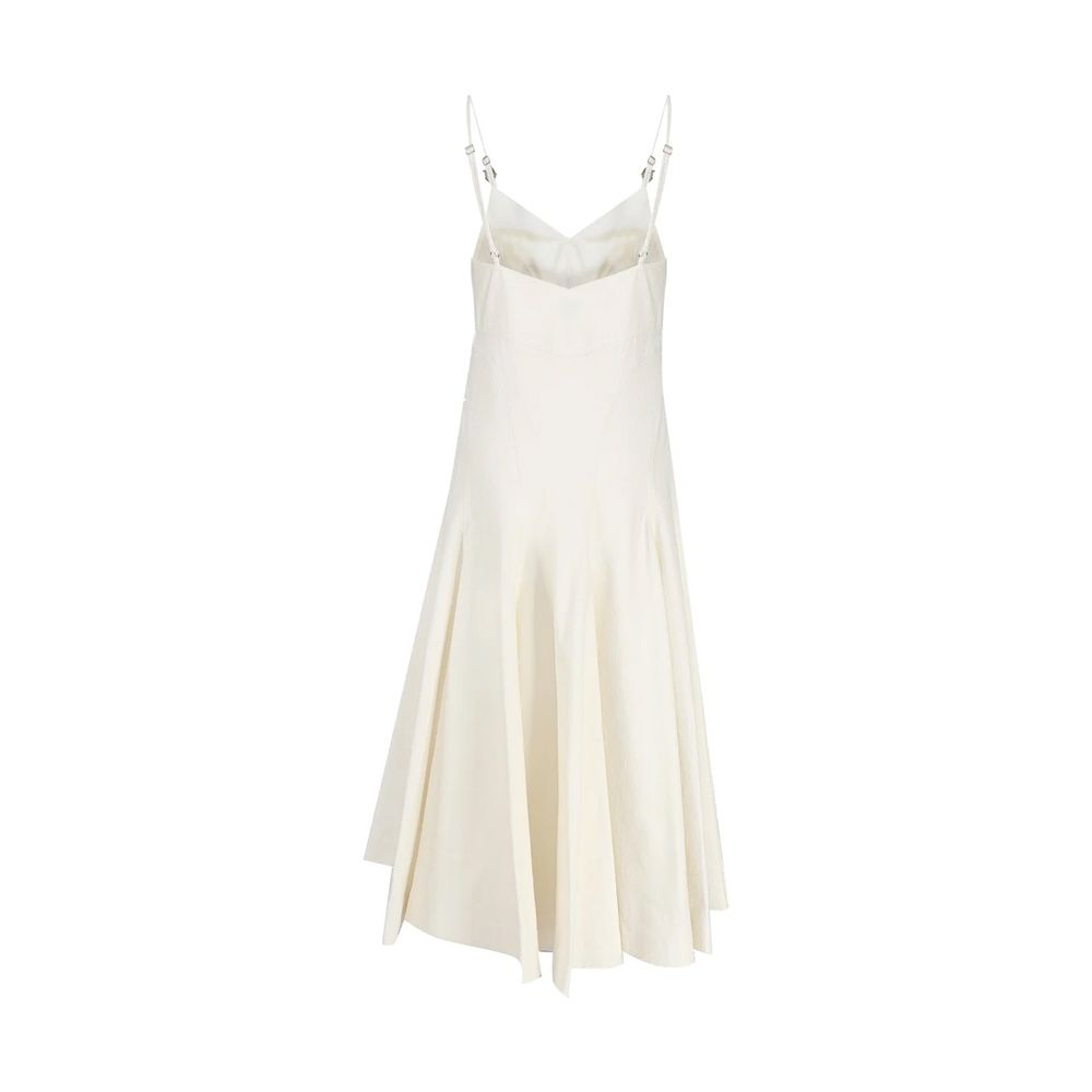 Bottega Veneta White Cotton Casual Dress - BrandFit 88