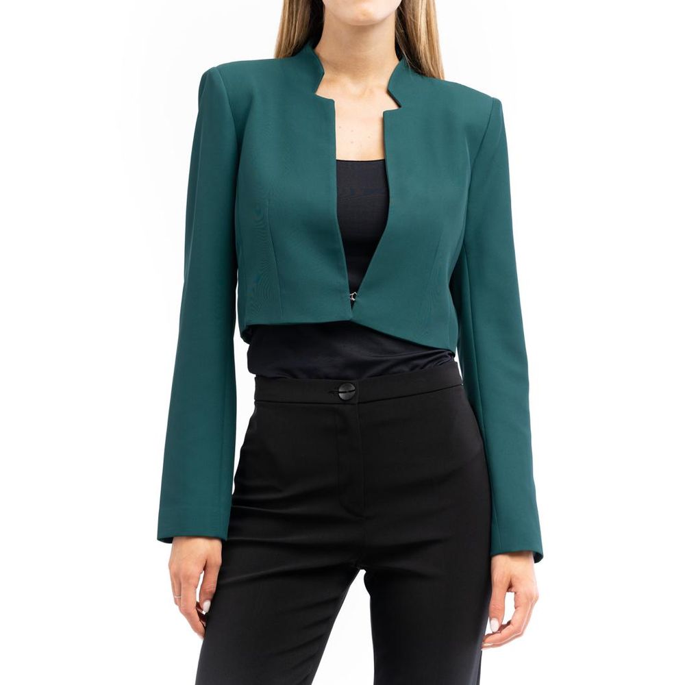 Patrizia Pepe Brown Polyester Blazer