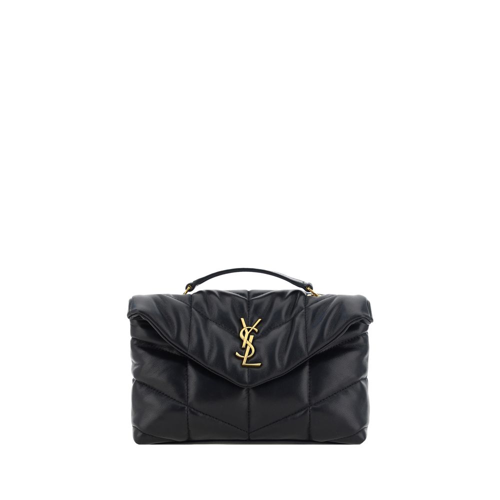 Saint Laurent Black Lamb Ovis Aries Shoulder Bag