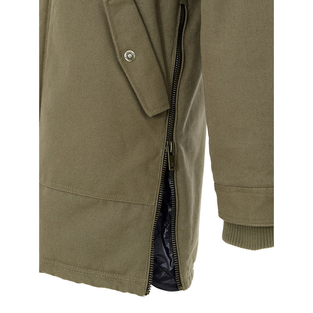 Moose Knuckles Green Cotton Parka - BrandFit 88