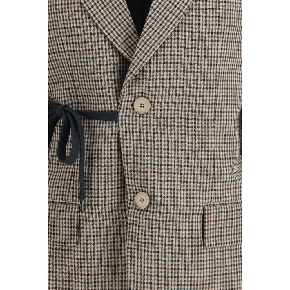 Balenciaga Multicolor Lyocell Coat