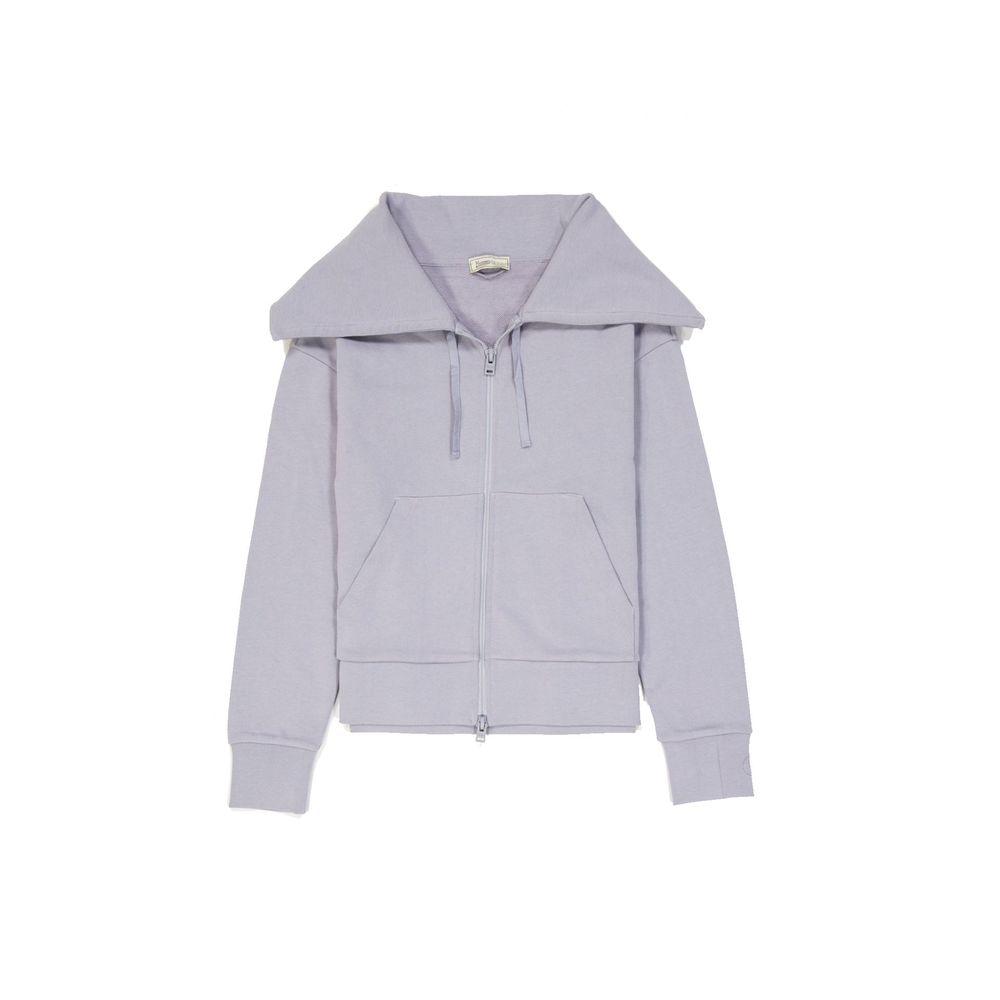 Herno Purple Cotton Cardigan