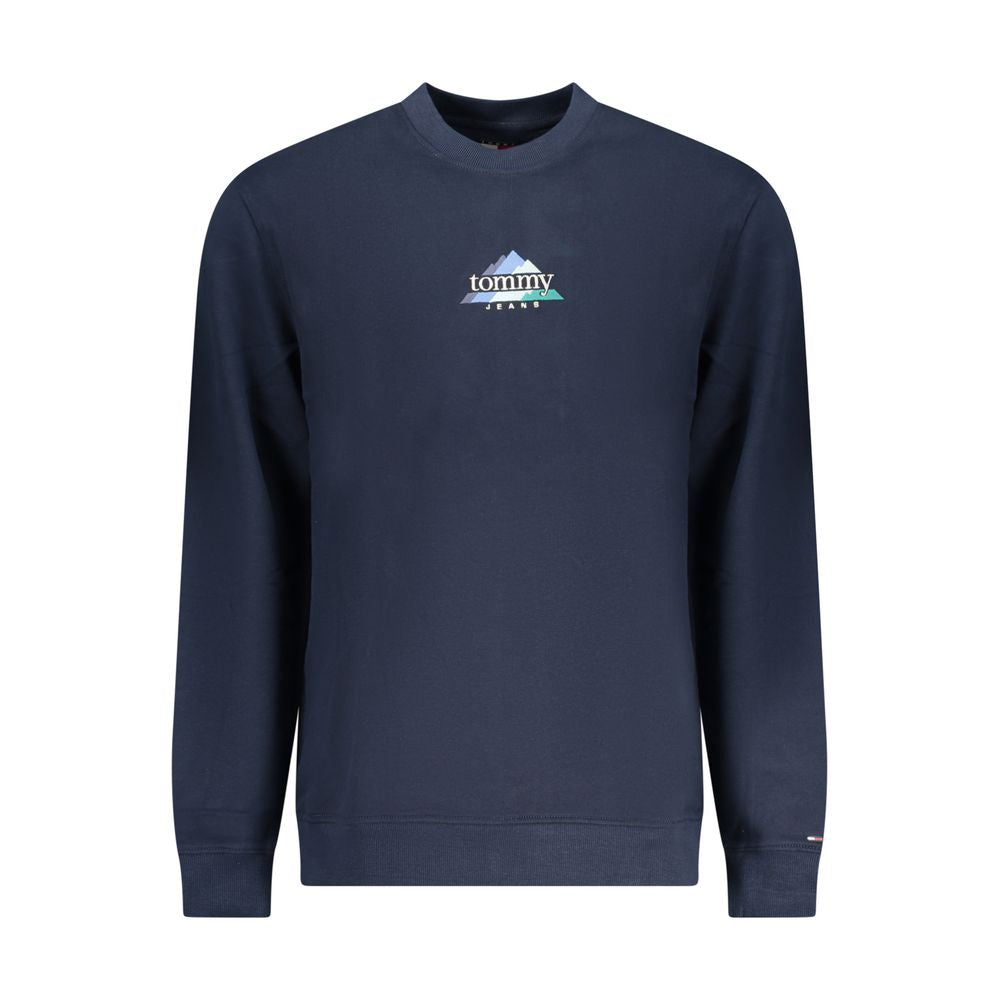 Tommy Hilfiger Blue Cotton Men Sweatshirt