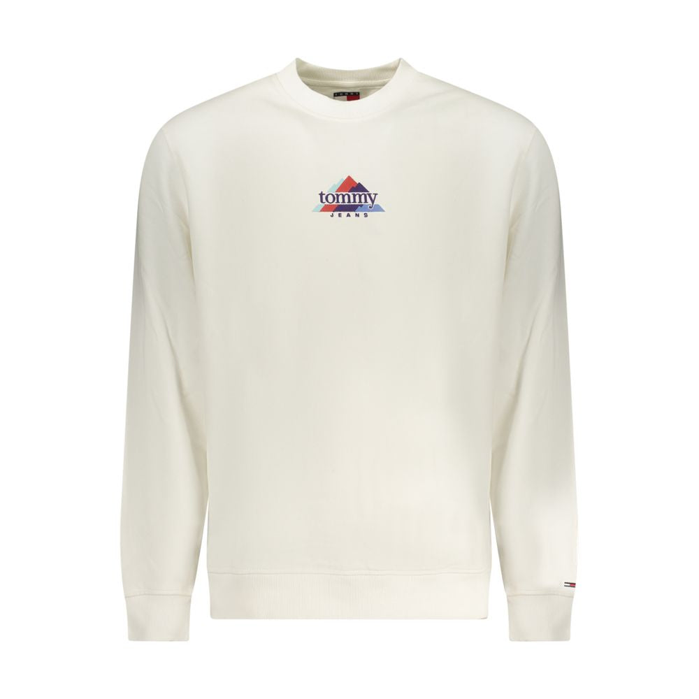 Tommy Hilfiger White Cotton Men's Sweatshirt