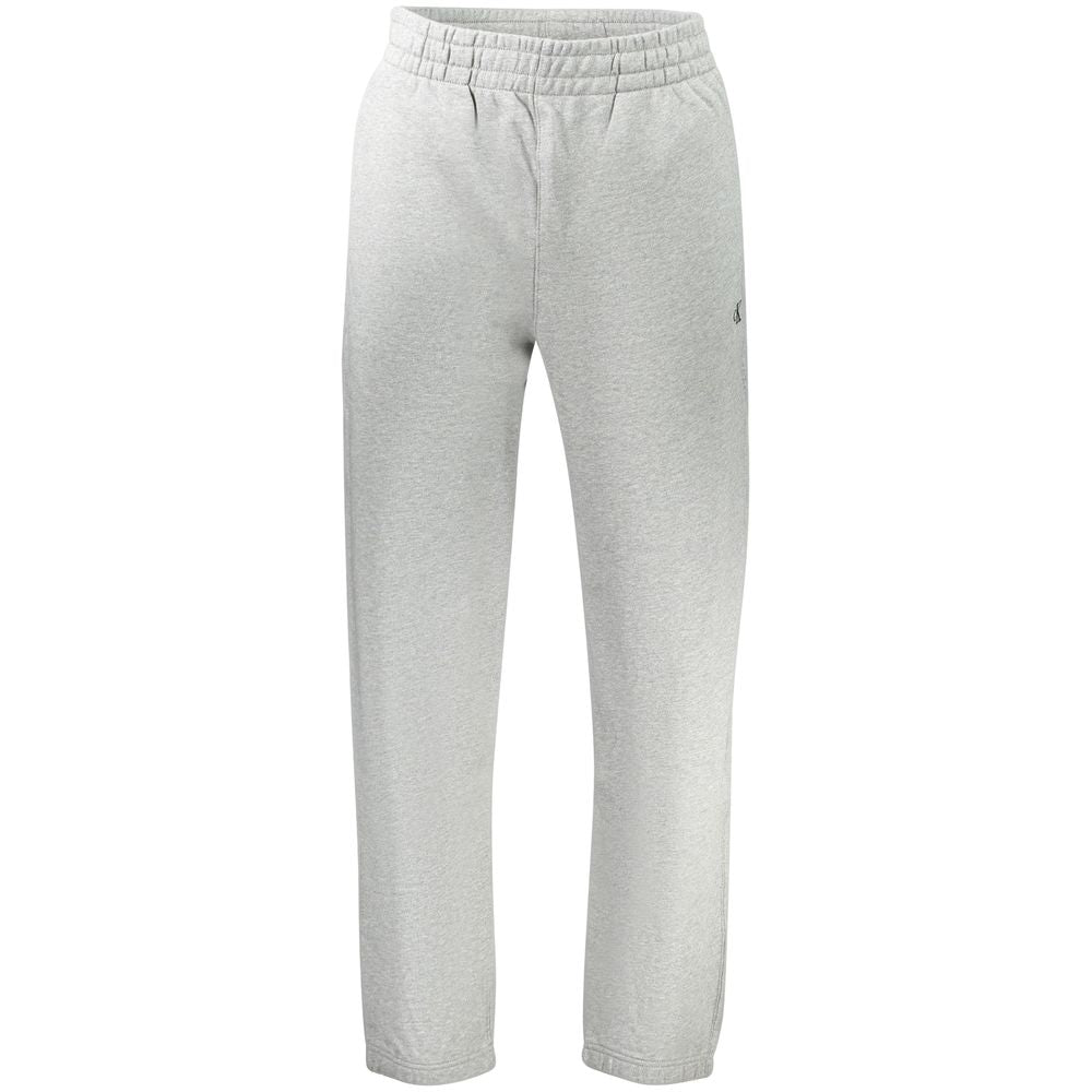 Calvin Klein Grigio Cotton Men Sport Trouser