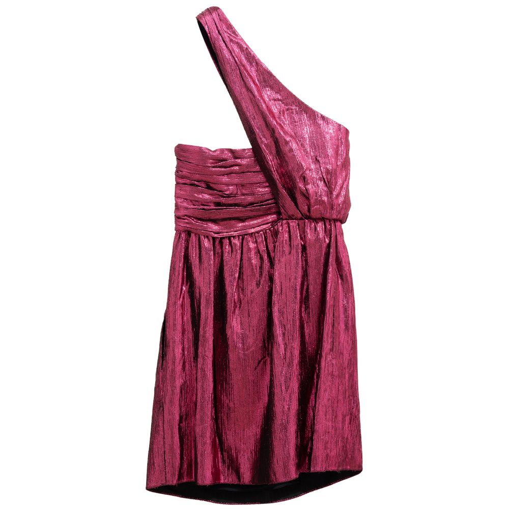 Saint Laurent Fuchsia Viscose Short Dress - BrandFit 88