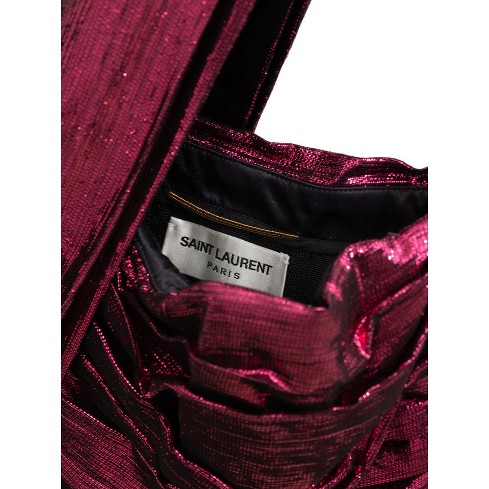 Saint Laurent Fuchsia Viscose Short Dress - BrandFit 88