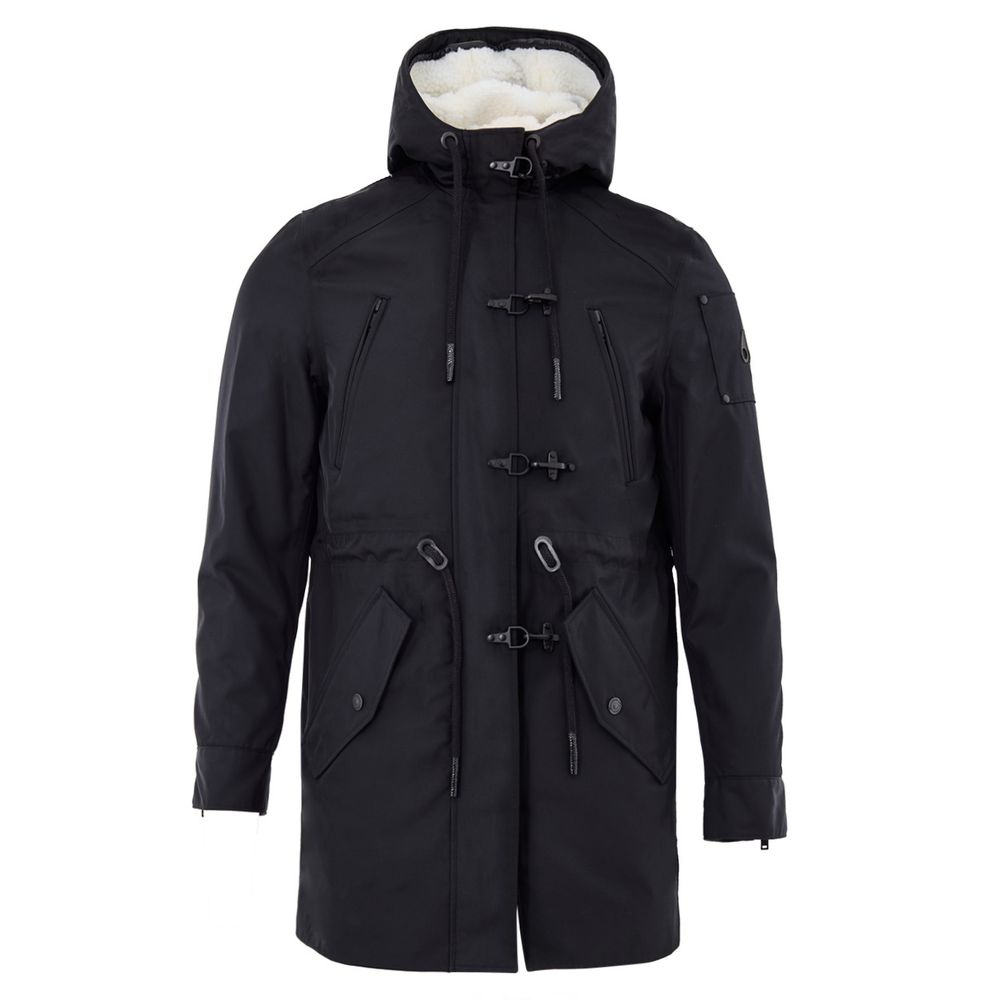 Moose Knuckles Blue Nylon Parka - BrandFit 88