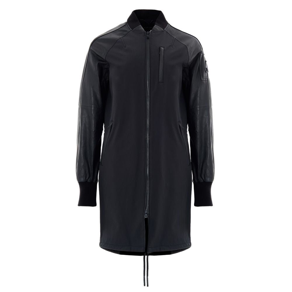 Moose Knuckles Black Cotton Parka - BrandFit 88