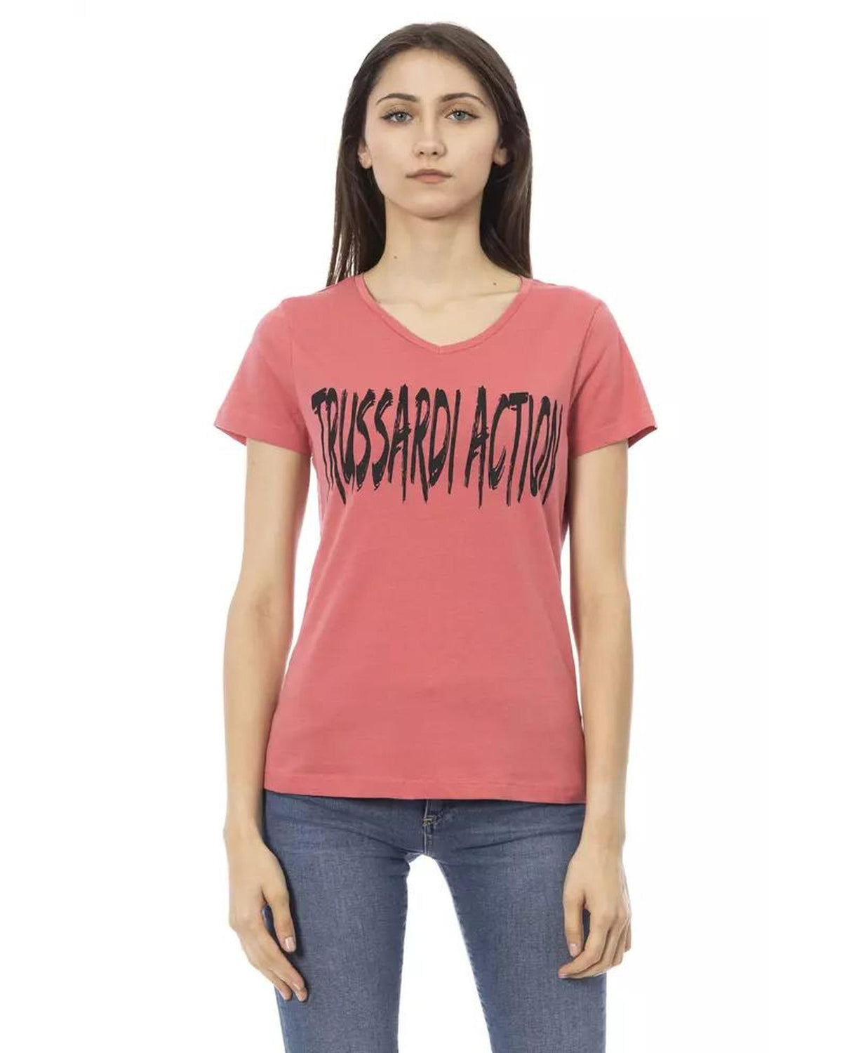 Trussardi Action Multicolor Cotton T-Shirt