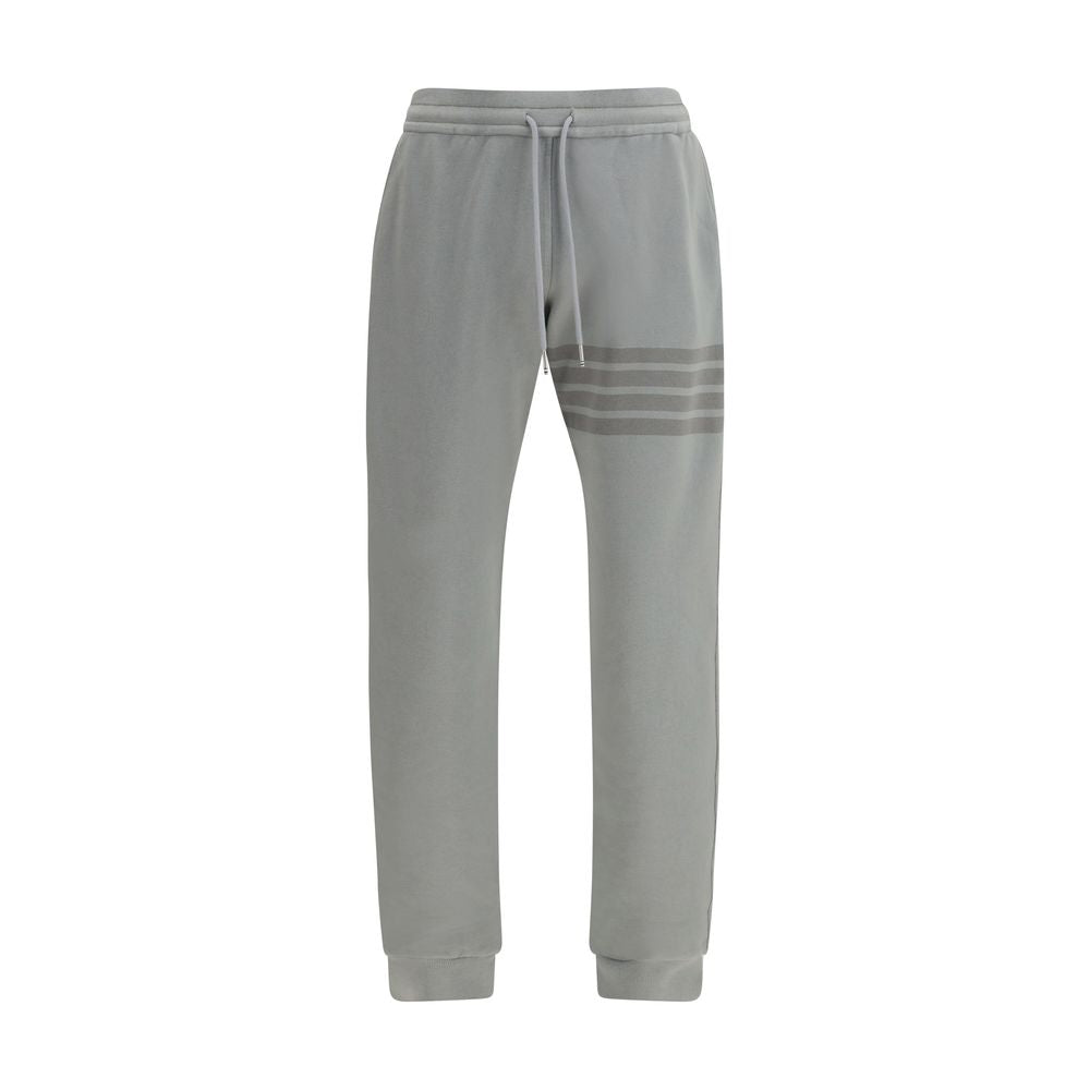 Thom Browne Gray Cotton Joggers (Workout Pants)