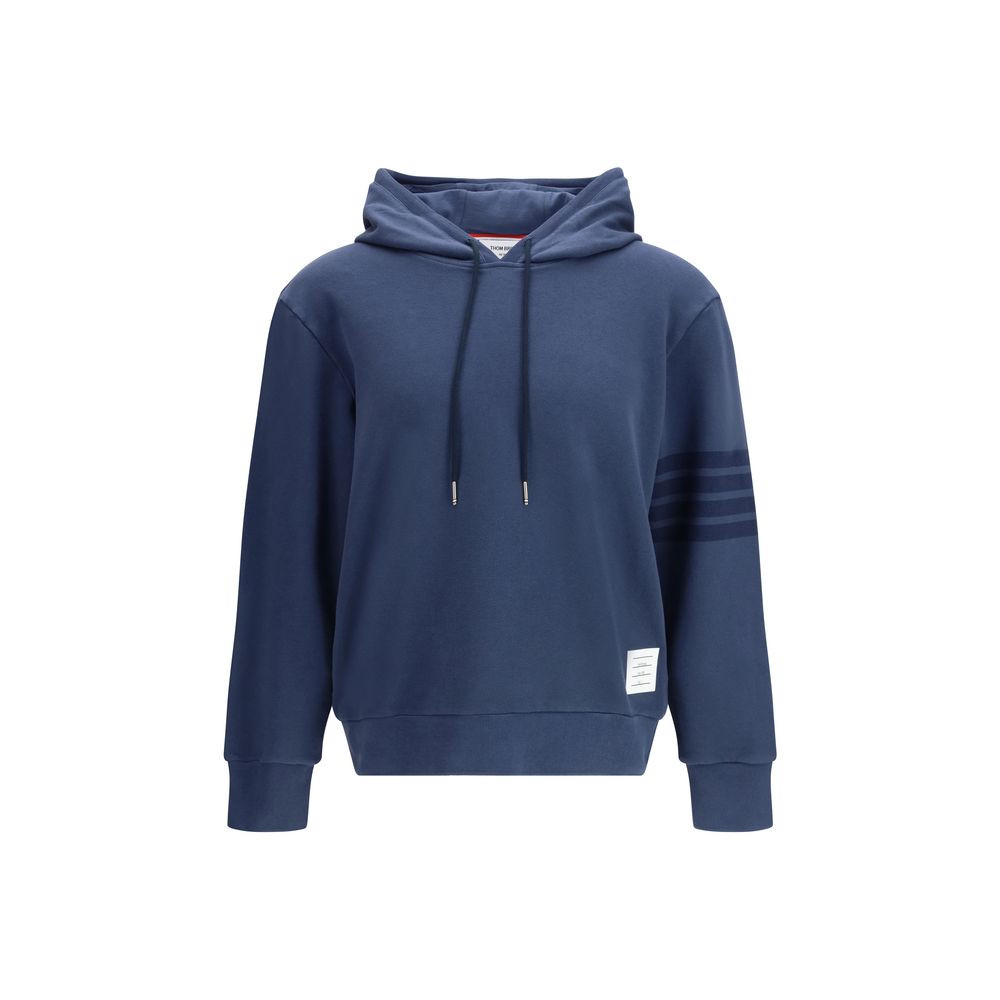 Thom Browne Blue Cotton Sweatshirt