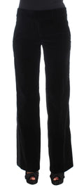 Ermanno Scervino Black Viscose Pants