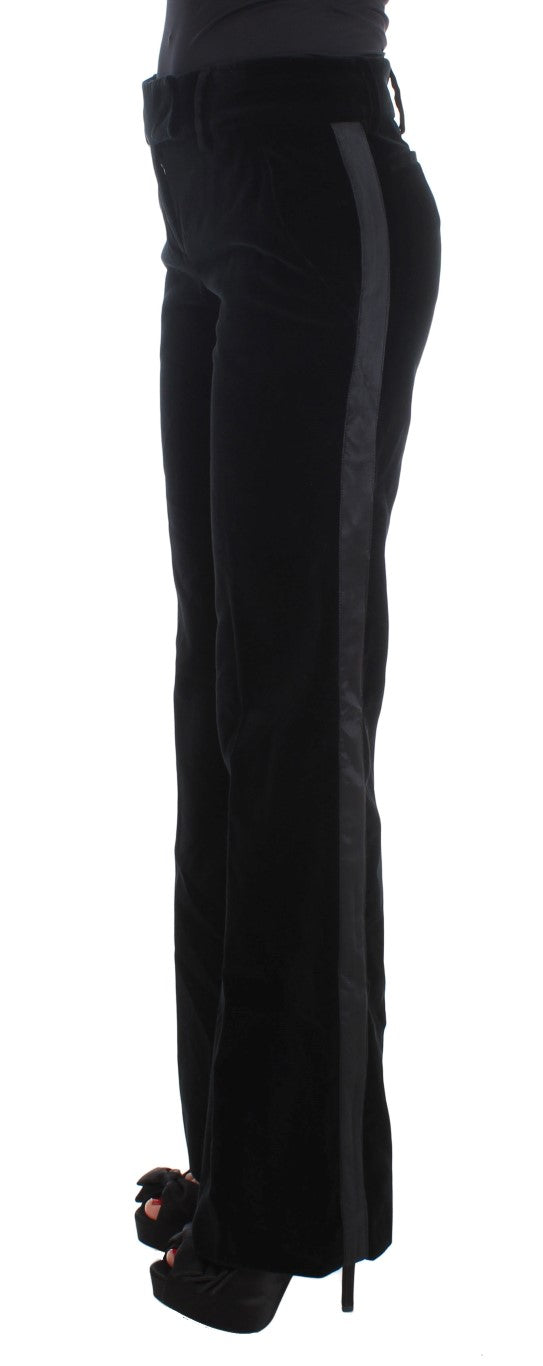 Ermanno Scervino Black Viscose Pants