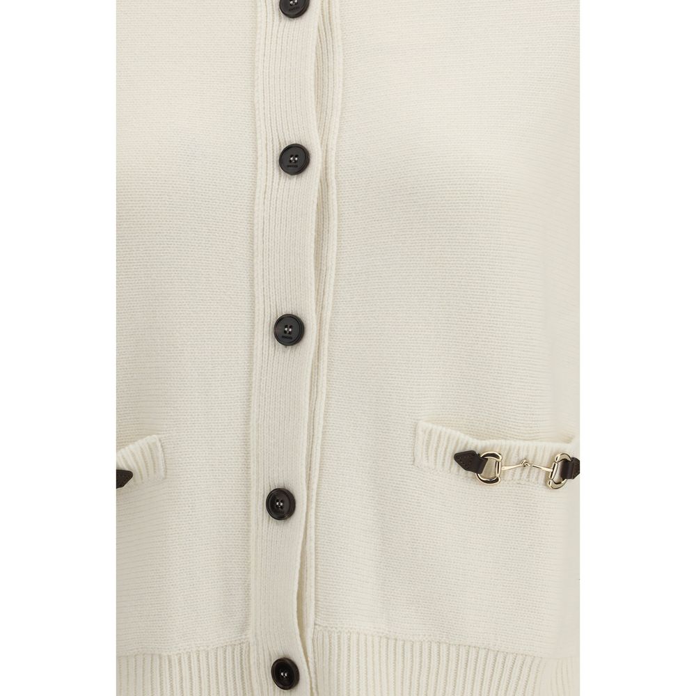 Gucci Beige Wool Cardigan