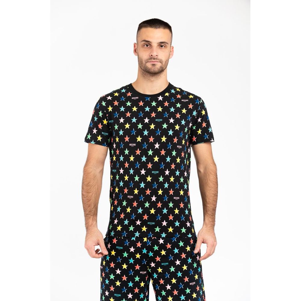 Moschino Black Cotton T-Shirt