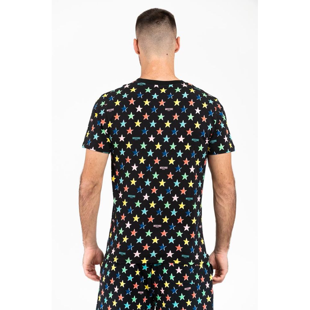 Moschino Black Cotton T-Shirt