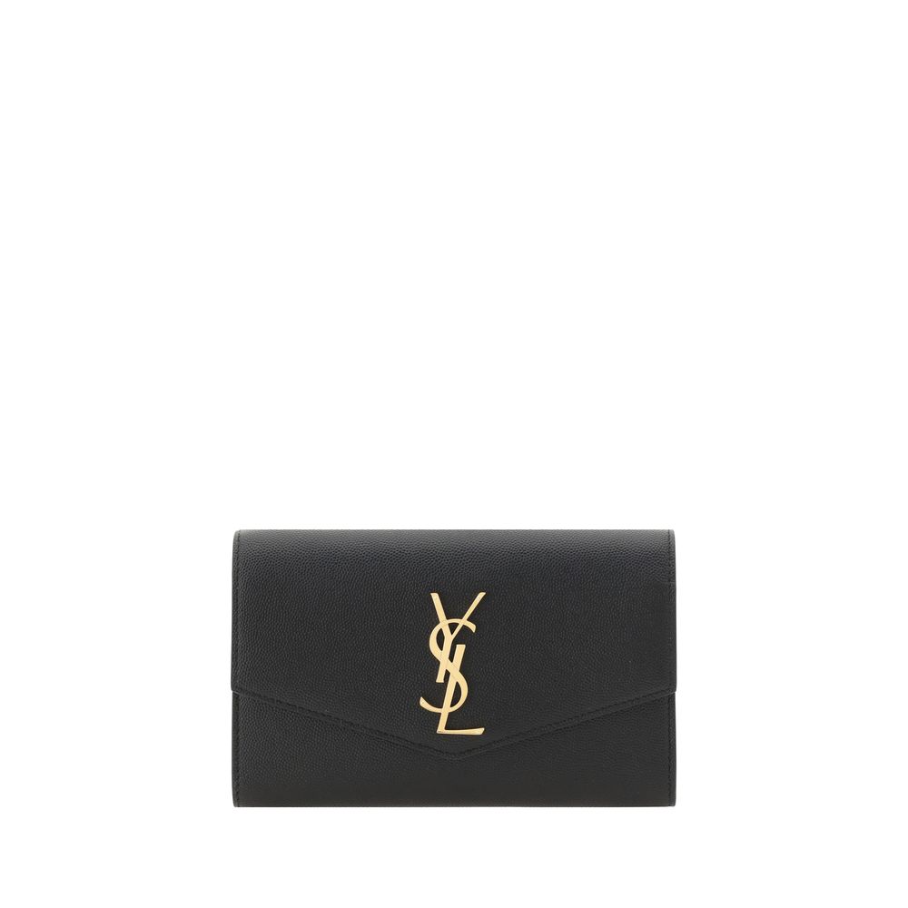 Saint Laurent Black Calf Leather Bos Taurus Shoulder Bag - BrandFit 88