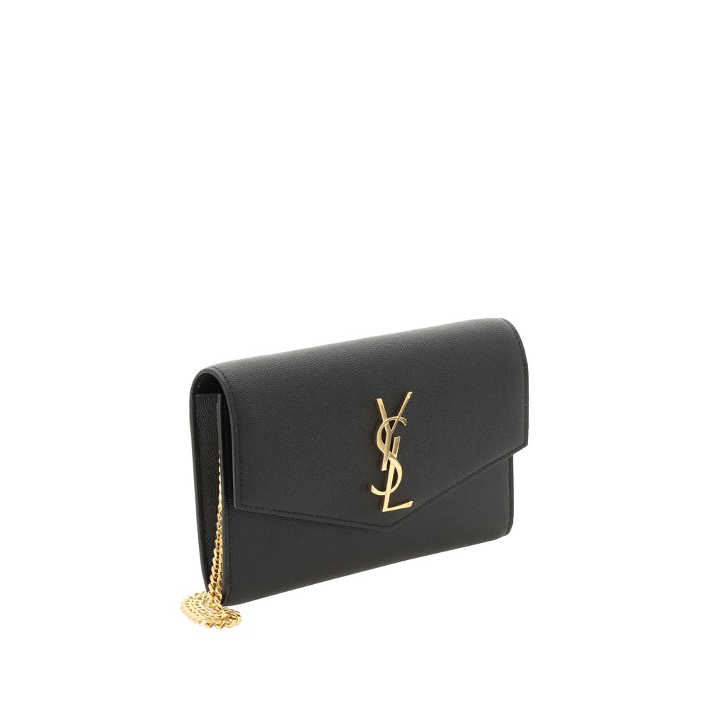 Saint Laurent Black Calf Leather Bos Taurus Shoulder Bag - BrandFit 88