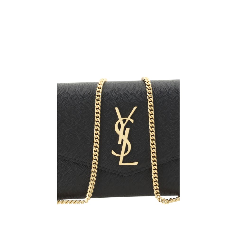 Saint Laurent Black Calf Leather Bos Taurus Shoulder Bag - BrandFit 88