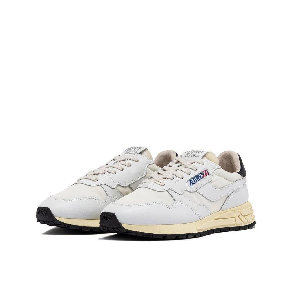 Autry White Fabric Low Top Sneakers - BrandFit 88